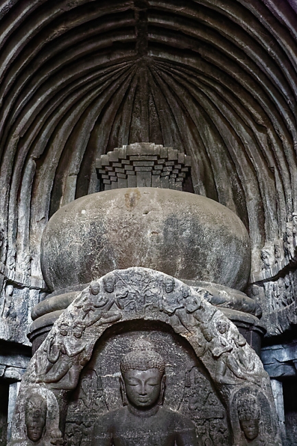 Grottes d'Ellora-Grottes bouddhistes-028